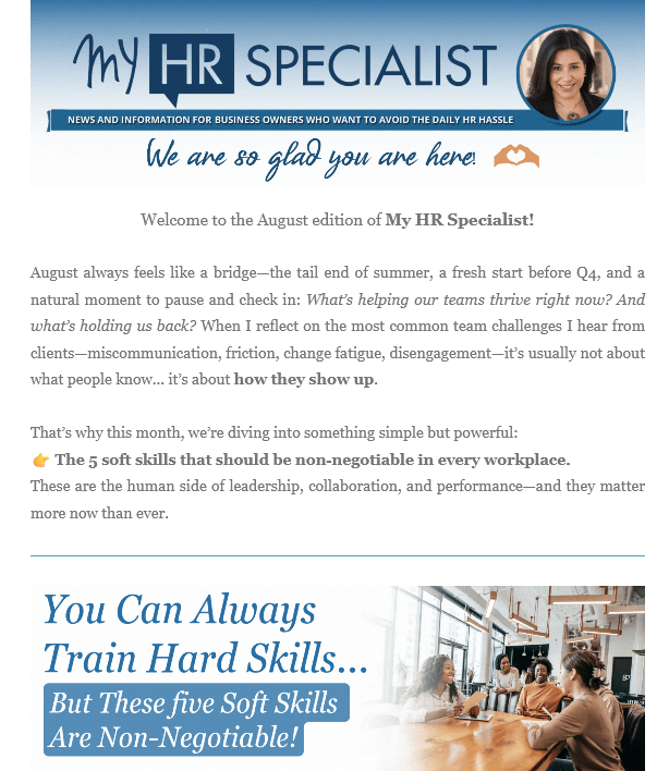 Newsletter - August 2025